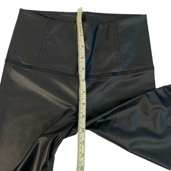 Just Fab High Rise Faux Lux Leather Leggings, Size S WP311 - Picture 7 of 7